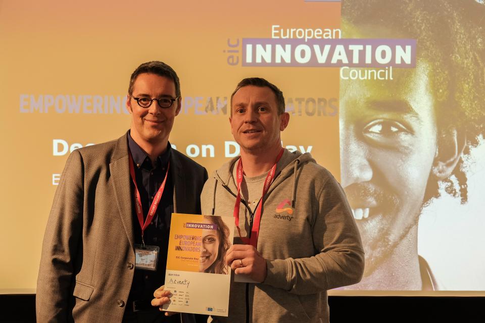 Adverty awarded twice at P&G Corporate Day hosted by the European Innovation Council